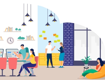 Räume werden zu Medien