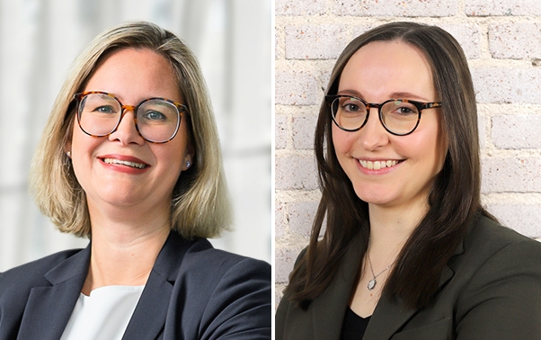 Viola Möller und Sonja Burbach